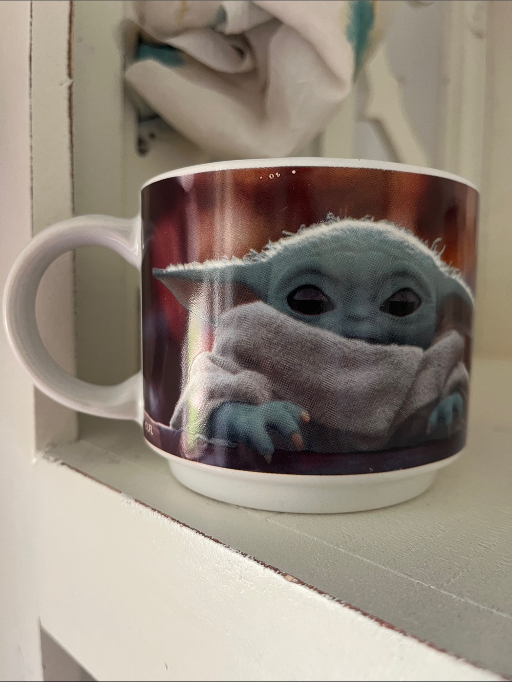 Grogu Baby Yoda The Mandalorian Ceramic Coffee Mug Cute Star Wars